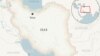 This is a locator map for Iran with its capital, Tehran.