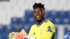 André Onana lors d'un match entre l'Atalanta et l'Ajax Amsterdam, Italie, le 27 octobre 2020. 