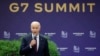 Presiden AS Joe Biden berbicara dalam konferensi pers usai acara KTT G-7 di Hiroshima, Jepang (21/5).