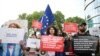 Georgians protest 'Russia-style' media law, mark Orthodox Easter with vigil 