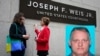 Ellen Surloff, a la derecha, vicepresidenta, y Jo Recht, presidente de la Congregación Dor Hadash, hablan frente al Palacio de Justicia de los Estados Unidos después de que Robert Bowers, extremo izquierdo, fuera declarado culpable, el viernes 16 de junio de 2023.