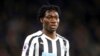 FILE - Christian Atsu plays for Newcastle United, Jan. 12, 2019. 