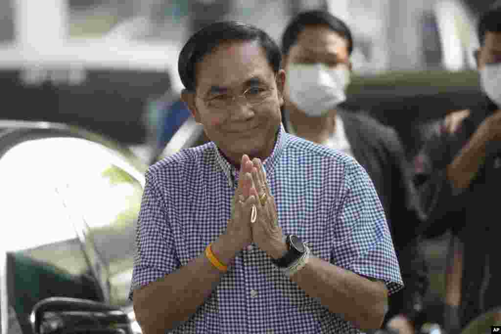 នាយករដ្ឋមន្ត្រីថៃលោក Prayuth Chan-ocha&nbsp;ចូលរួមបោះឆ្នោត សម្រាប់ការបោះឆ្នោតជាតិថៃ នៅទីក្រុងបាងកក ប្រទេសថៃ កាលពីថ្ងៃទី ១៤ ខែឧសភា ឆ្នាំ ២០២៣។&nbsp;