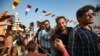 Crew members of the MV Abdullah ship arrive at the Chattogram Port after their release by the Somali pirates, in Bangladesh, on May 14, 2024. 