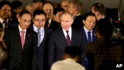 Russian President Vladimir Putin arrives at Noi Bai International Airport in Hanoi, Vietnam, June 20, 2024. Following Putin's visit, the United States sought Vietnam's commitment to support Ukraine's sovereignty.