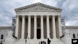 Gedung Mahkamah Agung AS di Washington, DC (foto: dok). 