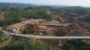 Pembangunan kawasan inti pemerintahan ibu kota baru yang dikenal dengan Ibu Kota Negara Nusantara (IKN) di Sepaku, Kalimantan Timur, 8 Maret 2023. (Foto: REUTERS/Willy Kurniawan)