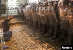 2023 წლის მარტი, დემონსტრაცია "რუსული კანონის" წინააღმდეგ