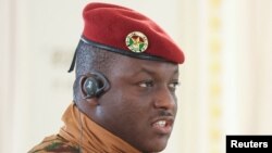 Le président de la transition du Burkina Faso, Ibrahim Traoré, assiste au sommet Russie-Afrique à Saint-Pétersbourg, en Russie, le 29 juillet 2023.