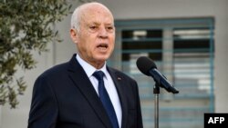 Kais Saied a déclaré aux journalistes à Tunis que sa candidature visait à "établir une nouvelle république".