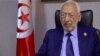 FILE - Ennahdha leader Rached Ghannouchi during a recent interview with VOA. (Lisa Bryant/VOA)
