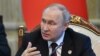 Presiden Rusia Vladimir Putin menghadiri pertemuan Dewan Ekonomi Eurasia Tertinggi di Balai Kongres di Bishkek pada 9 Desember 2022. (Foto: AFP/VYACHESLAV OSELEDKO)