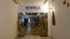 The entrance to the mausoleum where the coffin of the late Brazilian football star Pele will rest, at Memorial Ecumenical Cemetery in Santos, Brazil, Jan. 3, 2023. 