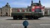 FILE - A Russian Iskander-M missile launcher parades through Red Square during the general rehearsal of the Victory Day military parade in central Moscow, May 7, 2022.