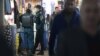  FILE - Police officers stand in Tehran Bazaar, in Tehran, Iran, Dec. 5, 2022. Several Iranian top-tier football players were reportedly briefly detained at a party on New Year's Eve where alcohol was served in violation of an Islamic ban. (Majid Asgaripour/WANA via Reuters)