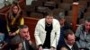 Branka Milić u sudnici u Podgorici (rtcg.me)