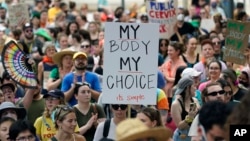 Protest pristalica prava na abortus u Teksasu, maj 2022.