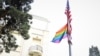 ABŞ Səfriliyi LGBT bayrağı qaldırıb 