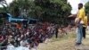 Aksi penolakan terhadap wacana pemekaran Papua digelar di Jayapura pada 10 Mei 2022. Aksi tersebut akhirnya dibubarkan polisi karena dinilai tidak sesuai dengan aturan mengemukakan pendapat di muka umum. (Foto: Petisi Rakyat Papua)