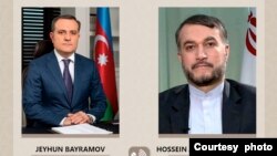 Ceyhun Bayramov və Hüseyn Əmir-Abdullahian 