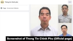 អនុរដ្ឋមន្ត្រី​ការបរទេស លោក To Anh Dung (រូប​ធំ) ត្រូវ​បាន​ចាប់​ខ្លួន​កាល​ពី​ថ្ងៃទី​១៤ ខែ​មេសា ឆ្នាំ​២០២២ ចំពោះ​ការ​ទទួល​សំណូក។