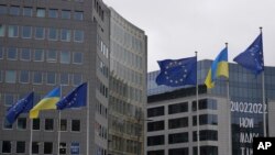 ԵՄ և Ուկրաինայի դրոշներ