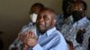 Laurent Gbagbo, mokonzi ya kala ya Côte d'Ivoire, na bokutani na nkumu ya mboka na mama, Côte d'Ivoire, 28 juin 2021.
