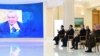 O'zbekiston Prezidenti Shavkat Mirziyoyev sobiq prezident Islom Karimovni xotirlash marosimida.