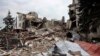 FILE - A view of the Mariupol theater damaged during fighting in Mariupol, in territory under the government of the Donetsk People's Republic, eastern Ukraine, April 4, 2022.