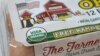 FILE - In this Monday, July 9, 2018 photo a "USDA Organic" label is printed on the label of a carton of a dozen eggs, in Walpole, Mass. 
