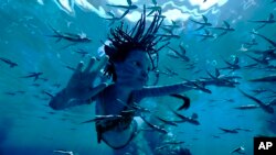 Potongan adegan dari film "Avatar: The Way of Water." (Foto: 20th Century Studios via AP)