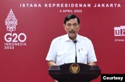 Menko Marves Luhut Binsar Pandjaitan (Biro Setpres)