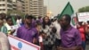 Zanga-zangar Kungiyar Kwadagon Najeriya a Abuja