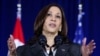 Wakil Presiden AS Kamala Harris berbicara di Singapura hari Selasa (24/8). 