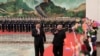 中国国家主席习近平会晤朝鲜领导人金正恩