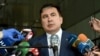 Mantan Presiden Georgia Mikheil Saakashvili di Kyiv, 24 April 2020. (Sergei SUPINSKY / AFP)