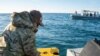 U.S. Navy participates in recovery of balloon shot down off the coast of South Carolina