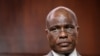 Martin Fayulu, membre de l'opposition politique en République démocratique du Congo, participe à une conférence de presse le 11 novembre 2018 à Genève.