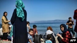 Migranti iz Avganistana na grčkom ostrvu Lezbos, 2018.