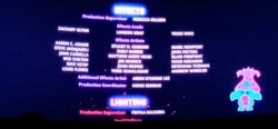 Nama Yorie Kumalasari di bagian credit title film "Trolls World Tour' (dok: Yorie Kumalasari)