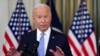 Presiden AS Joe Biden berbicara mengenai beberapak hal termasuk respon terhadap pandemi dalam acara di Ruang Makan di Gedung Putih, Washington, 24 September 2021. (Foto: AP/Patrick Semansky)