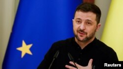 Shugaban kasar Ukraine Volodymyr Zelenskiy