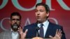 Gubernur Florida Ron DeSantis berbicara dalam sebuah acara di sekolah Doral Academy Preparatory di Doral, Florida, pada 14 September 2021. (Foto: AP/Wilfredo Lee)