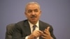 Perdana Menteri Palestina Mohammed Shtayyeh berbicara di Tepi Barat, Selasa 9 Juni 2020. 