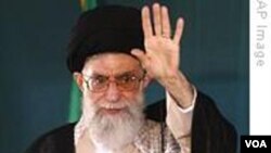 Pemimpin spiritual tertinggi Iran, Ayatollah Ali Khamenei.