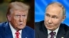 Kombinasi foto: Presiden AS Donald Trump dan pemimpin Rusia Vladimir Putin (foto: dok).