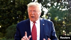 Президент США Дональд Трамп відповідає на питання журналістів, 22 вересня 2019 року
