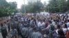 A few hundred of Buddhist monks and youth marched in Rangoon demanding Chinese companies that are investing in Lapadaung copper mine near Monywa, Sagaing Region in Burma.