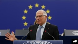 Visoki predstavnik Evropske unije (EU) za spoljnu politiku i bezbednost Žozep Borelj (AP Photo/Jean-Francois Badias)