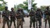 FILE - Ghana's military and police maintained order in 2012 elections. 